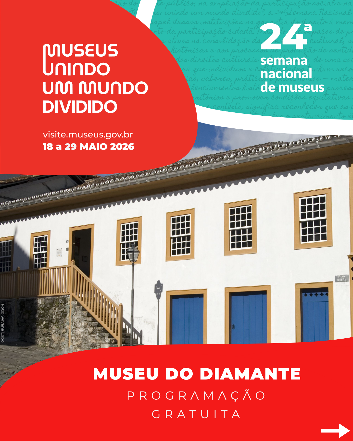 Programação da 24ª Semana Nacional de Museus